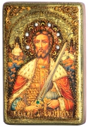 Настольная икона князь Александр Невский