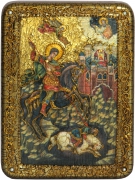 Подарочная икона Чудо Димитрия Солунского о царе Калояне