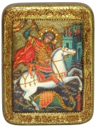 Подарочная икона Чудо святого Георгия о змие